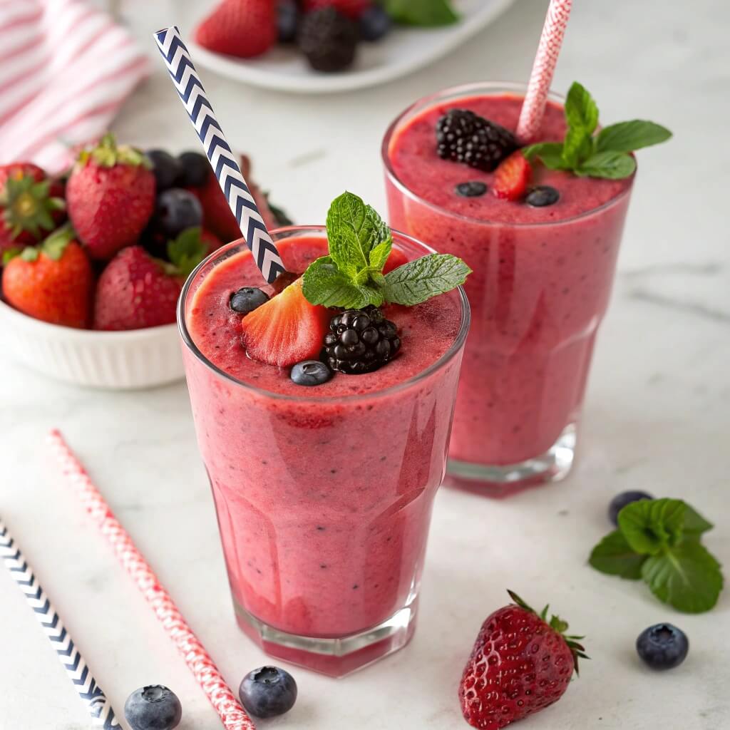 Yogurt and Fruit Smoothie serving