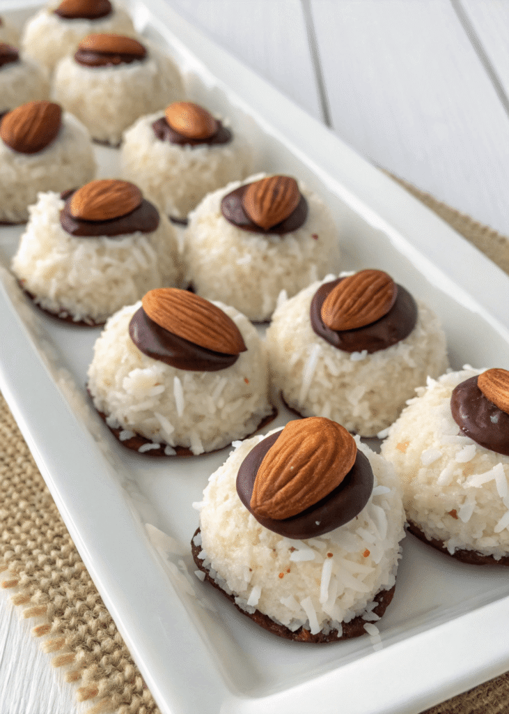 Healthy Almond Joys serving