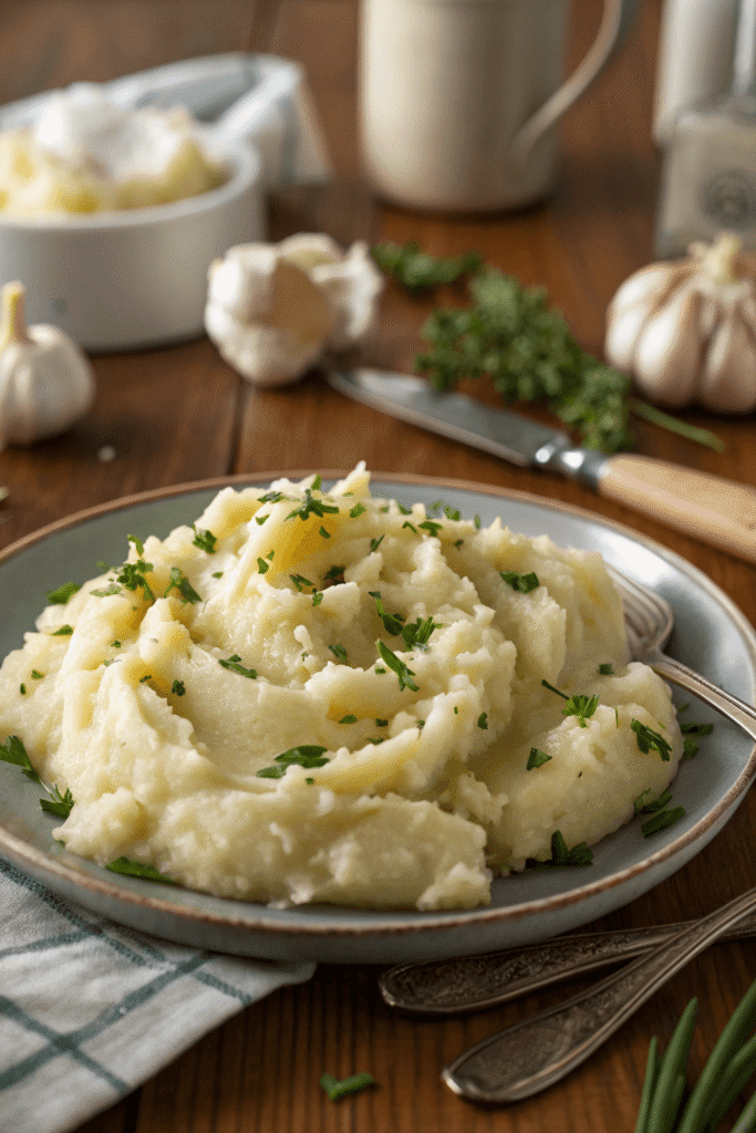 Easy Garlic Mashed Potatoes – Ready in 20 Minutes