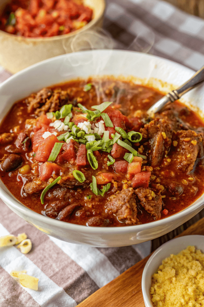 Chuck Roast Chili dish