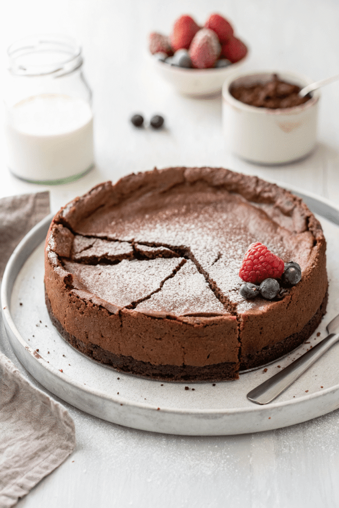 Easy Flourless Chocolate Cake