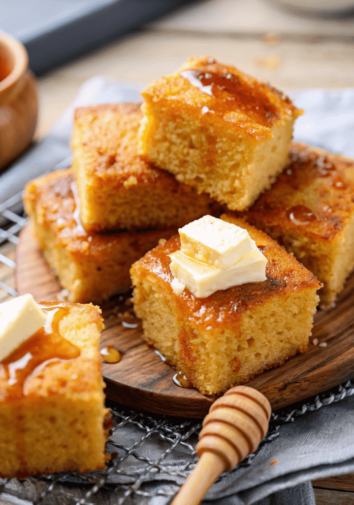 Honey Butter Cornbread Recipe