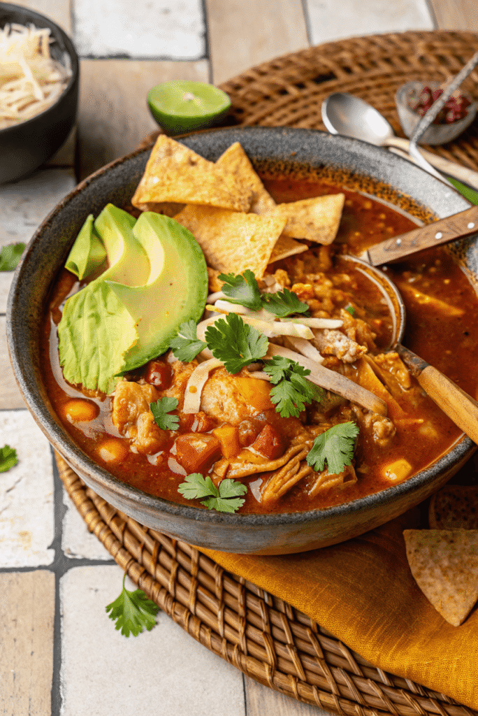 Rotisserie Chicken Tortilla Soup