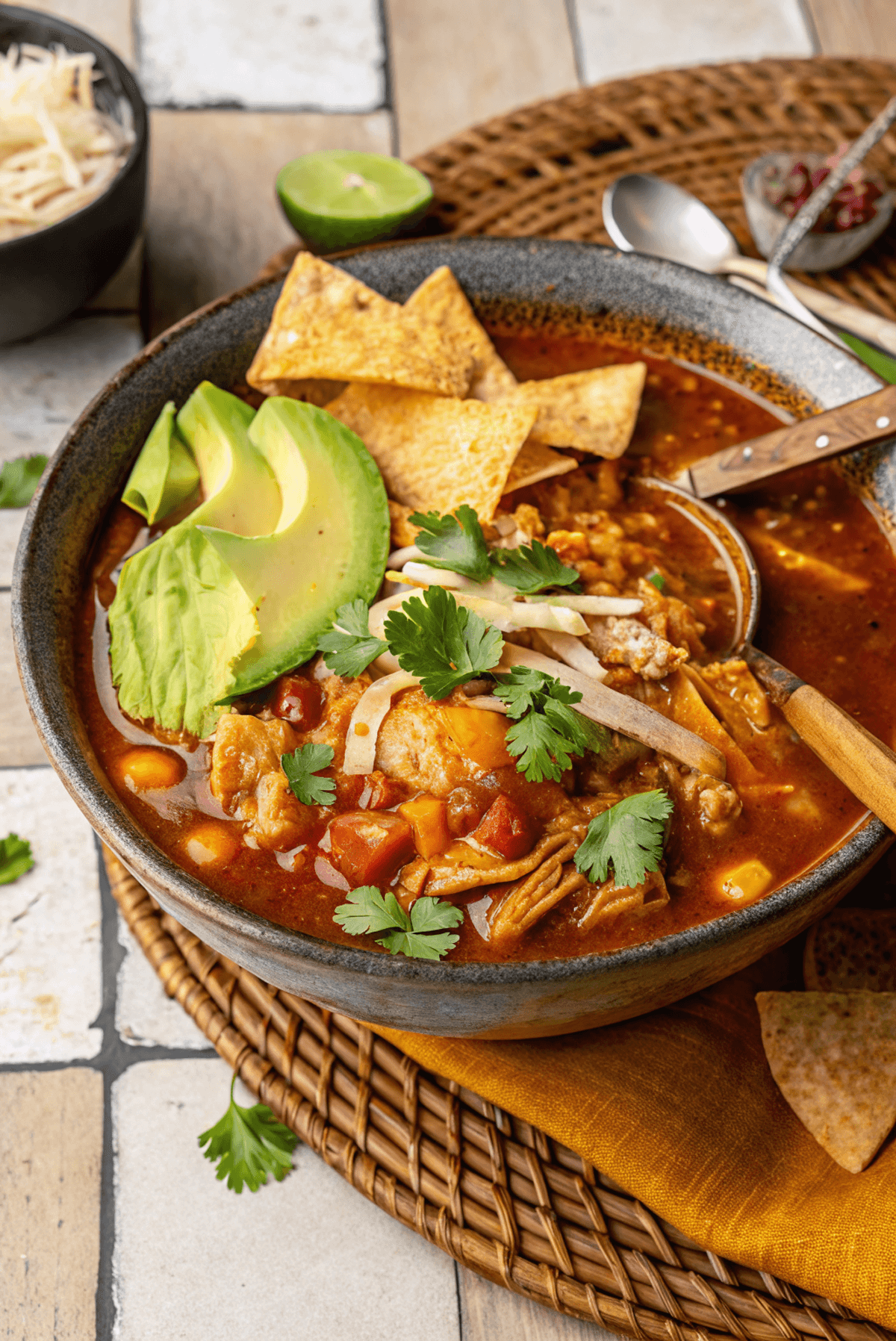 Rotisserie Chicken Tortilla Soup