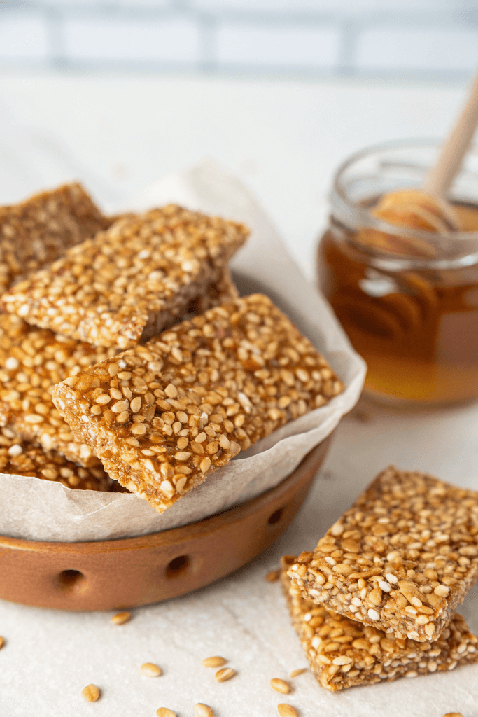 honey sesame seed candy recipe for kids