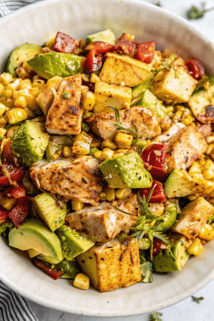 AVOCADO CORN CHICKEN SALAD