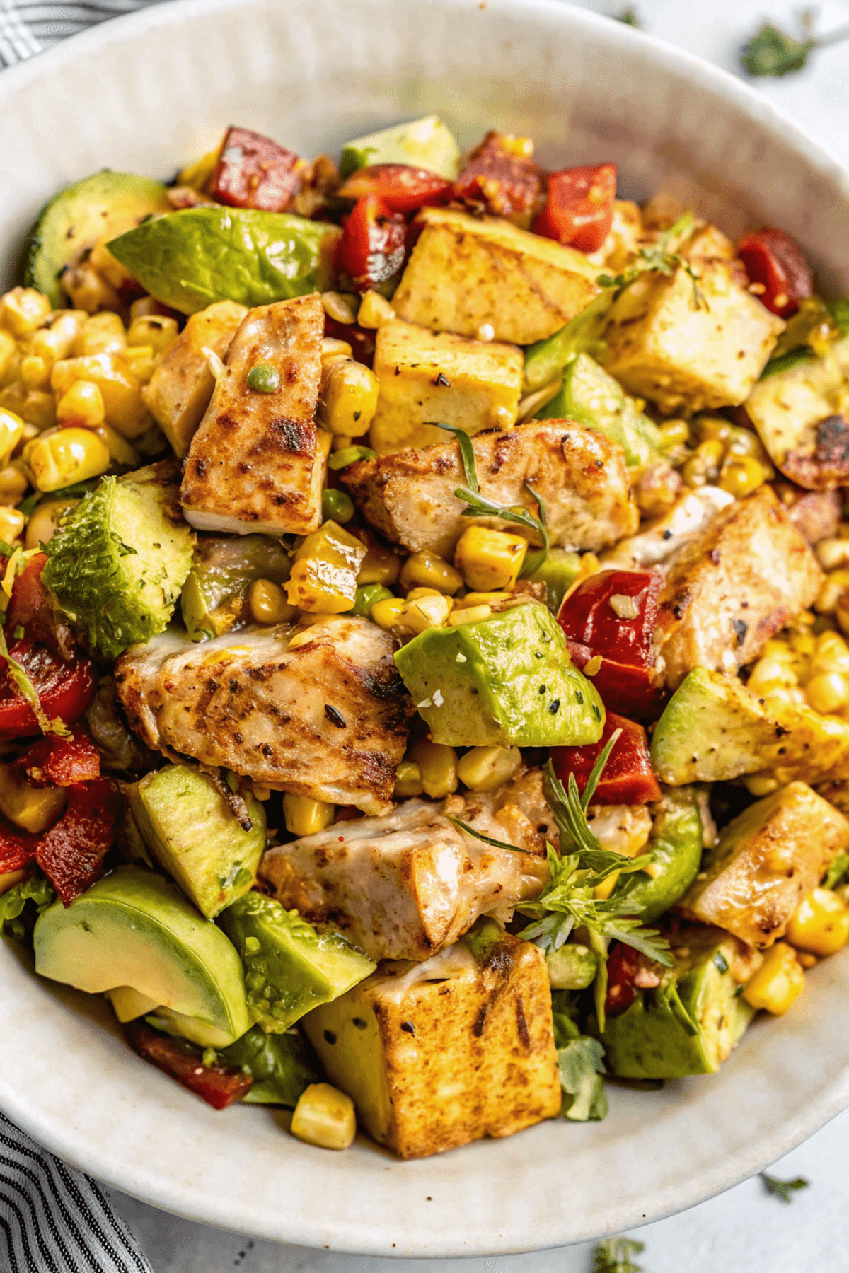 AVOCADO CORN CHICKEN SALAD