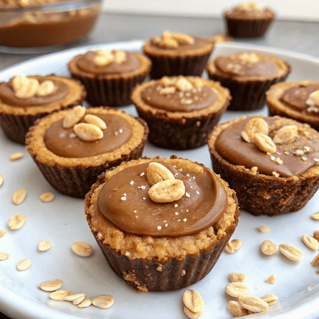 peanut butter oat cups recipe instructions step by step