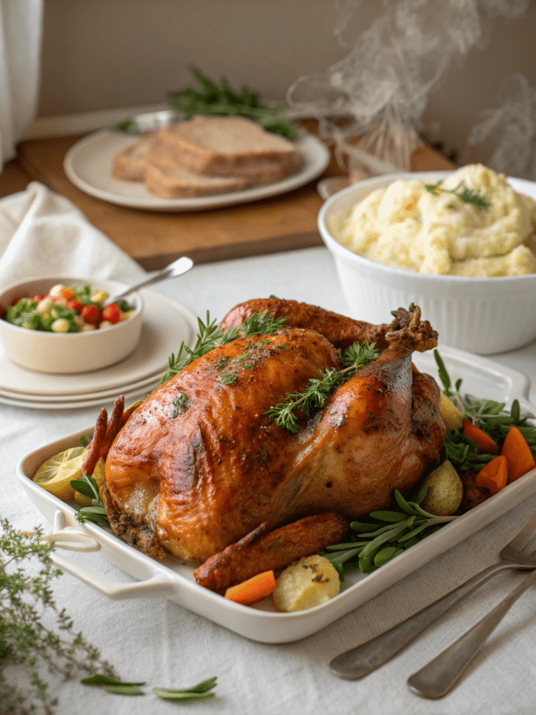 Cajun Butter Turkey kitchen