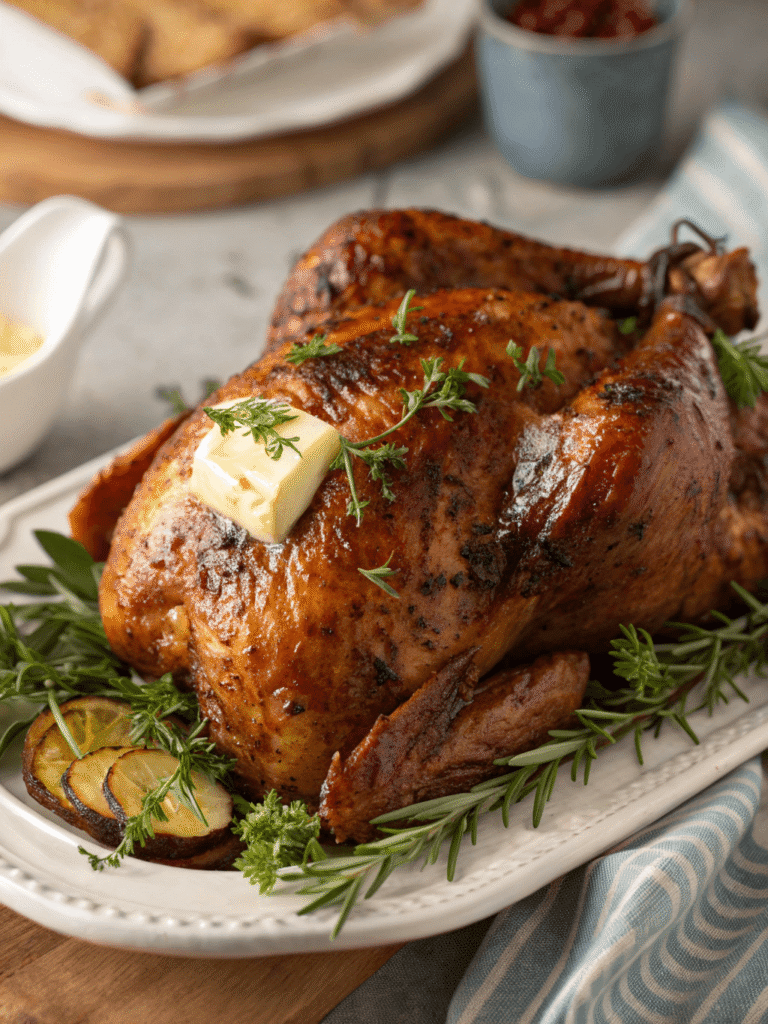 Roasted Cajun Butter Turkey