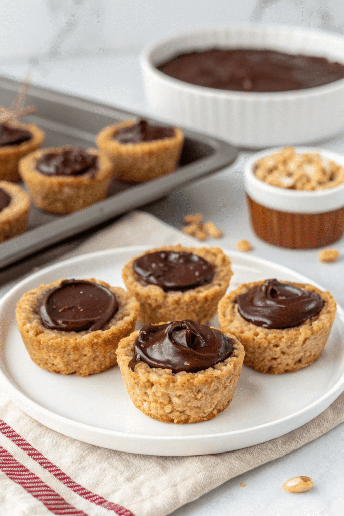 easy no bake peanut butter oat cups quick