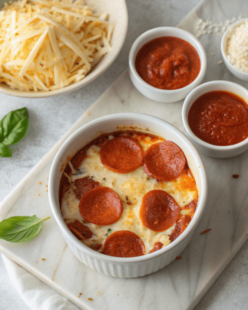Cottage Cheese Pizza Bowl 