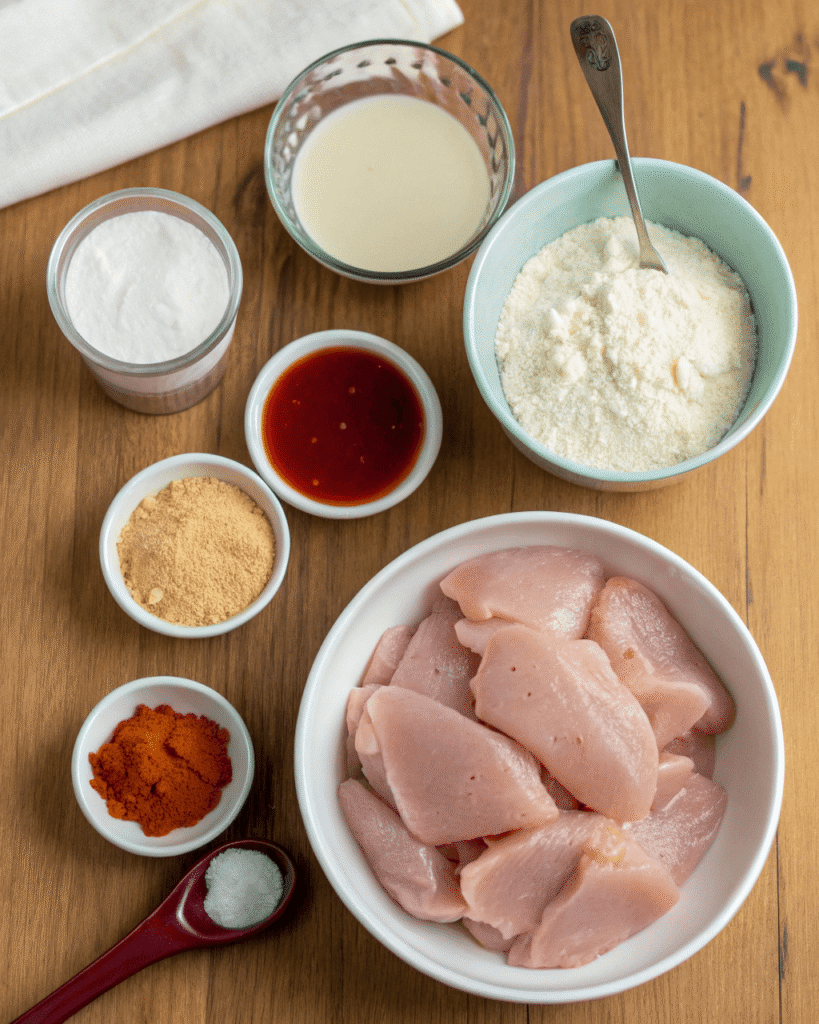 Popeyes Style Fried Chicken  ingredients