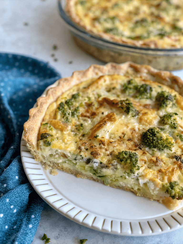 Broccoli Cheese Quiche Step By Step