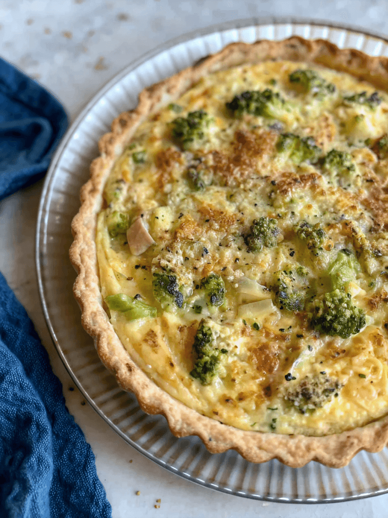Broccoli Cheese Quiche – Easy 30-Minute Budget Dinner