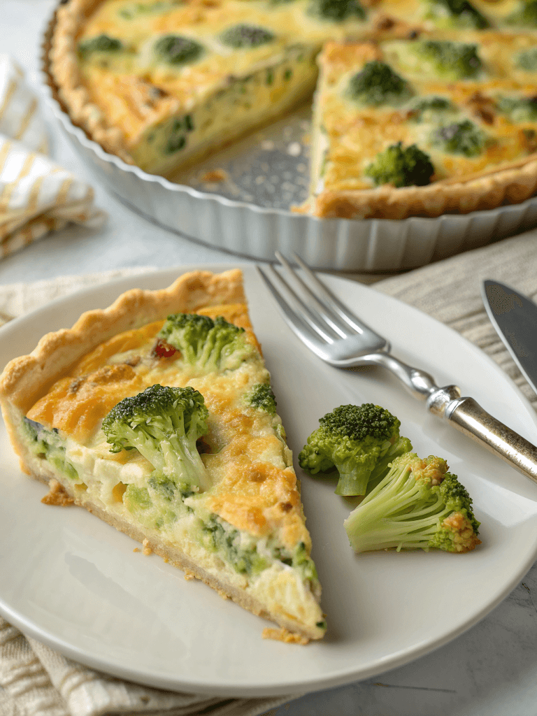 Broccoli Cheese Quiche Meal Prep