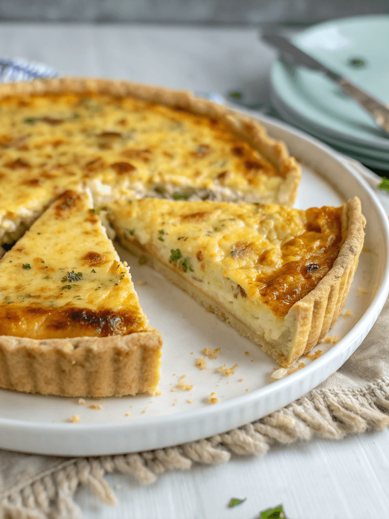 Broccoli Cheese Quiche Recipe