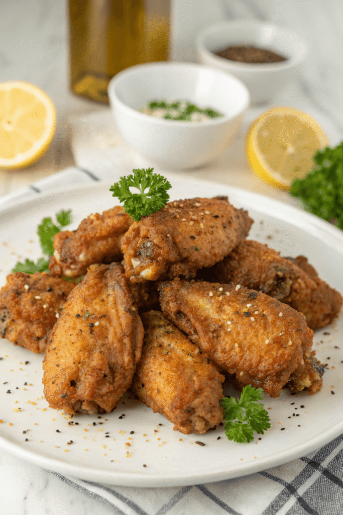Lemon Pepper Wings snacks