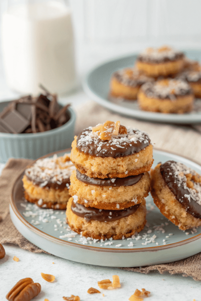Samoa Cookies Serving