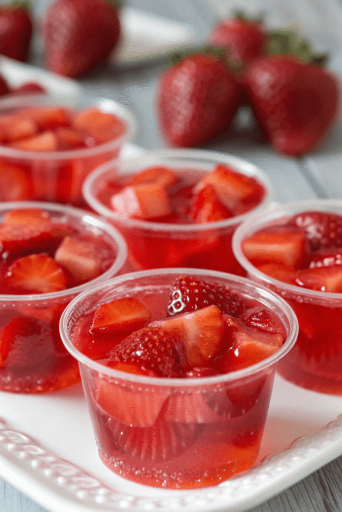 Strawberry Jello Shots