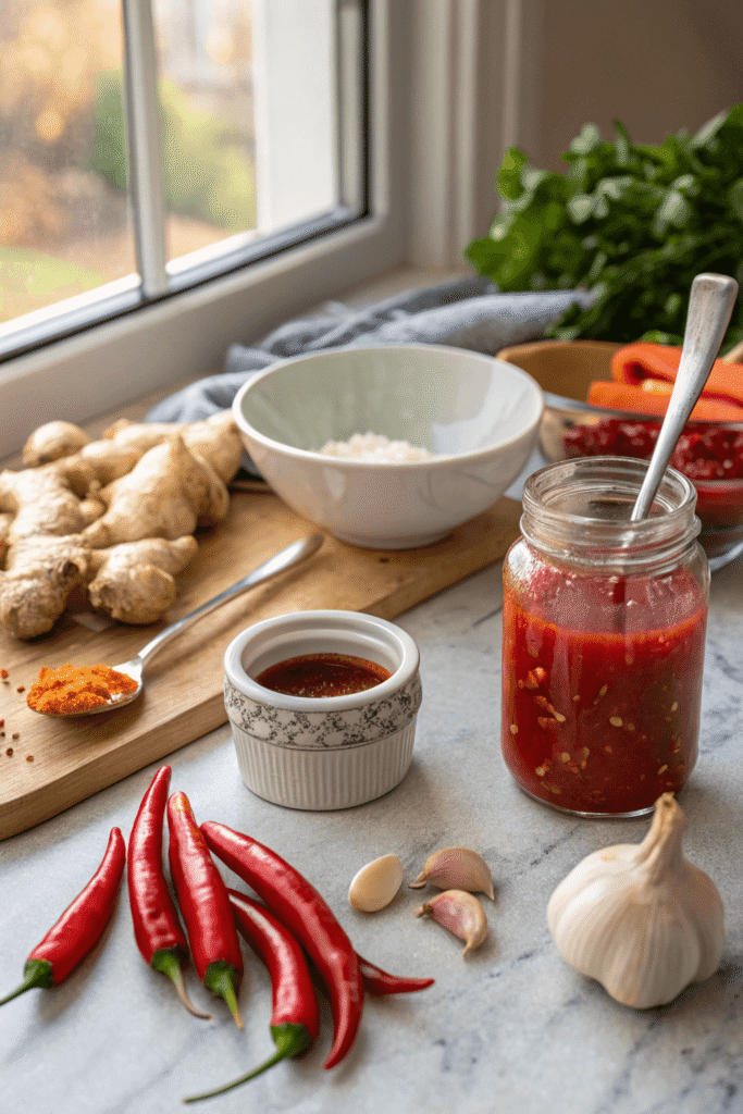 Quick Sweet Chili Sauce recipe ingredients