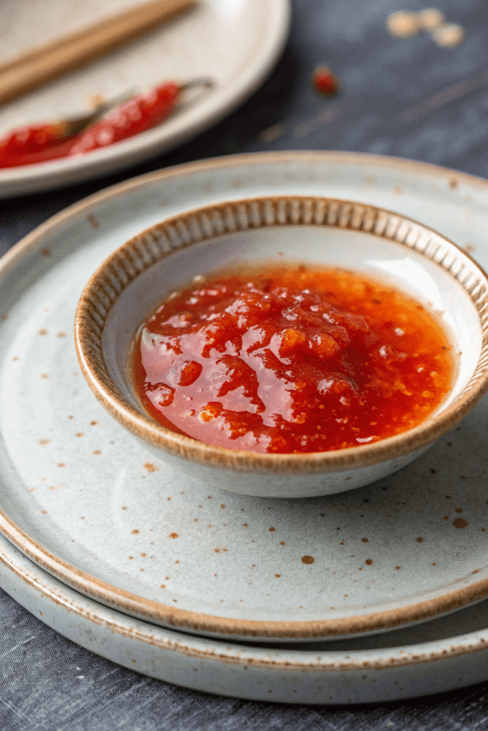 Sweet Chili Sauce serving